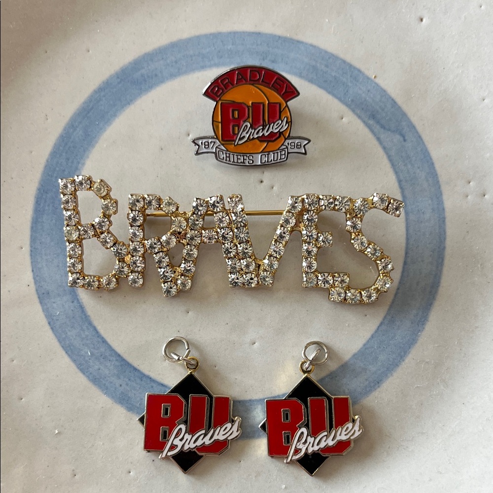 Bradley or Atlanta Braves Hat Pin or Brooch